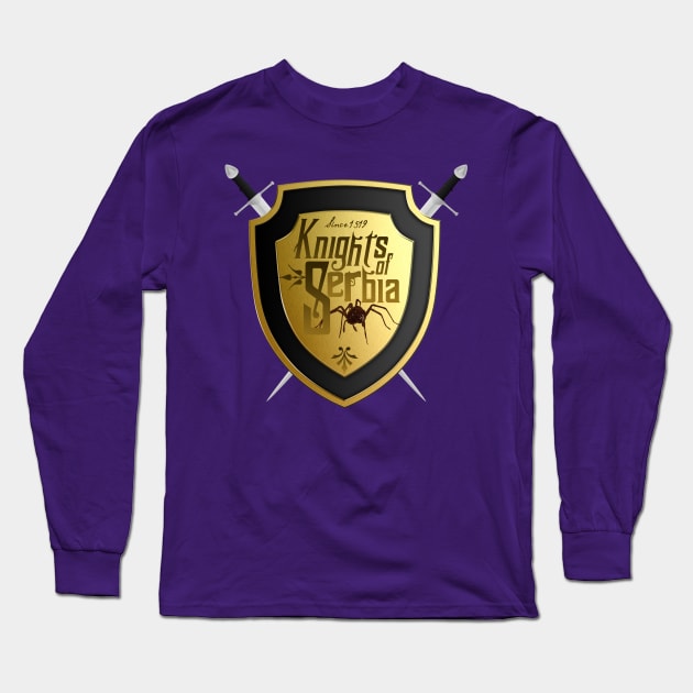 Knights of Serbia from the Santa Clarita Diet Long Sleeve T-Shirt by hauntedjack